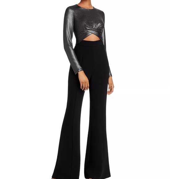 NWT Black Halo Angie Jumpsuit - Picture 1 of 3